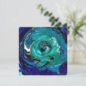 Blue Eternity | Abstracte kunst (Staand voorkant)