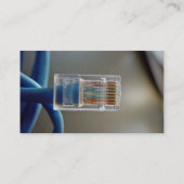 Blue Ethernet CAT5-kabel Visitekaartje (Achterkant)