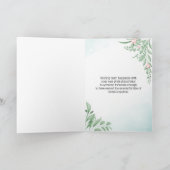 Blue Eucalyptus Felicitaties Oma-to-be Kaart (Binnen)