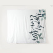 Blue Eucalyptus , gelukkig overal ter plekke Wandkleed (Voorkant (horizontaal))