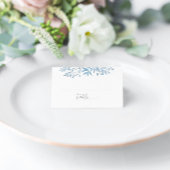Blue Eucalyptus Weddenschap Blank Place Cards Plaatskaartje