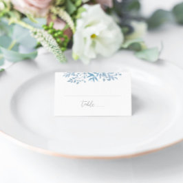Blue Eucalyptus Weddenschap Blank Place Cards Plaatskaartje