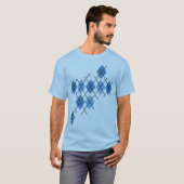 Blue Evil Argyle T-shirt (Voorkant volledig)