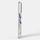 Blue Evil Eye Amulet on White Marble Surface Case-Mate iPhone Case (Achterkant / Rechts)