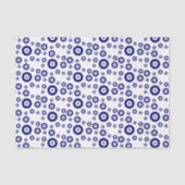 Blue Evil Eye Good luck & Protection Symbol Tissuepapier (Voorkant)