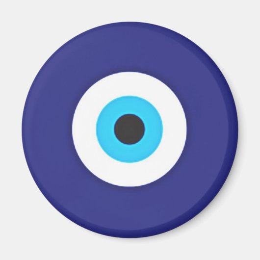 Blue Evil Eye Magnet (Voorkant)