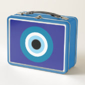 Blue Evil Eye Metal Lunchbox (Voorkant)