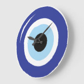 Blue Evil Eye Protection Grote Klok (Hoek)