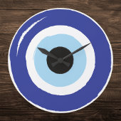Blue Evil Eye Protection Grote Klok