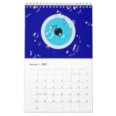 Blue Evil Eye Protective Talisman and Nazar Art Kalender (Jan 2027)