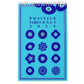 Blue Evil Eye Protective Talisman and Nazar Art Kalender (Hoes)