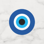 Blue Evil Eye tafel confetti partij benodigdheden (Kleine voorkant)