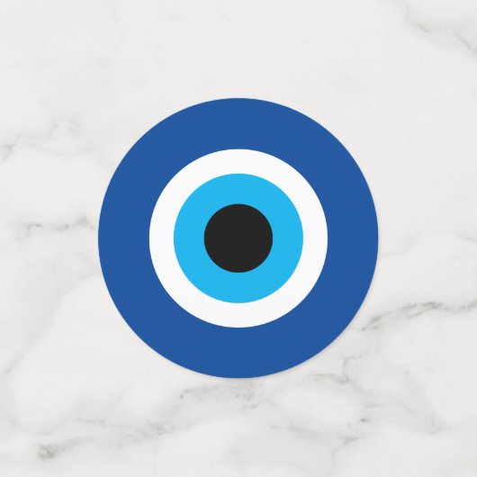 Blue Evil Eye tafel confetti partij benodigdheden (Kleine voorkant)