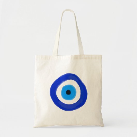 Blue Evil Eye Tote Bag (Voorkant)