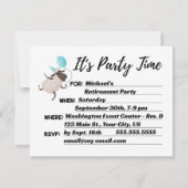 Blue Ewe zijn uitgenodigd bij elke gelegenheid die Kaart (Achterkant)