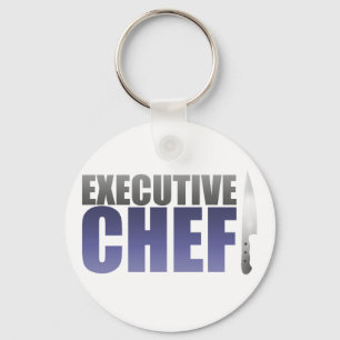 Blue Executive Chef Sleutelhanger