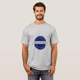 Blue Expert Napper Badge T-shirt