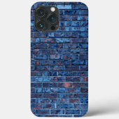 Blue Exposed Brick Cool Case-Mate iPhone Case (Achterkant)