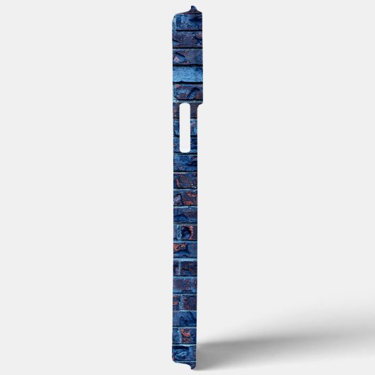 Blue Exposed Brick Cool Case-Mate iPhone Case (Achterkant / Rechts)