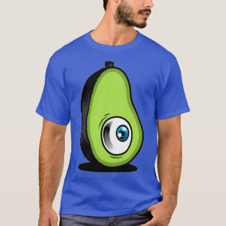 Blue Eye Avocado Fruit Slice Organic and Healthy F T-shirt
