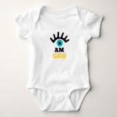 Blue Eye Baby Jersey Bodysuit (Voorkant)