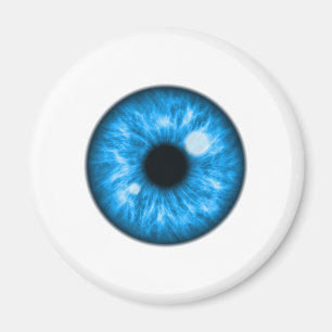 Blue Eye Ball Funny Magneet
