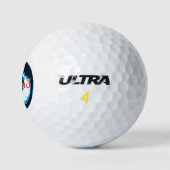 Blue Eye Ball Golf Ball Golfballen (Logo)