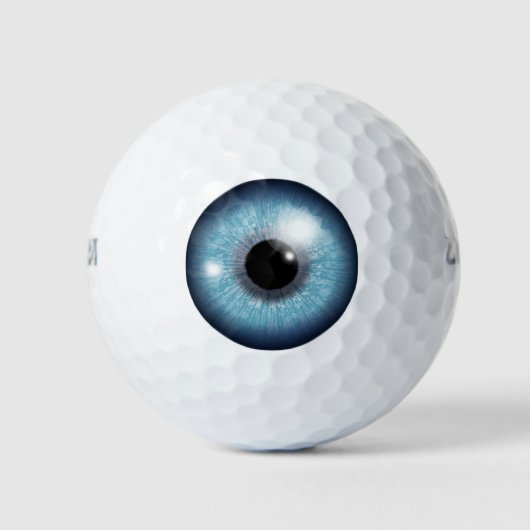 Blue Eye Ball Golf Balls Golfballen (Voorkant)