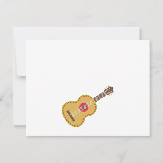 Blue Eye Boy Mexicaanse Fiesta Kids Verjaardagsfee Kaart (Achterkant)