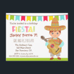 Blue Eye Boy Mexicaanse Fiesta Kids Verjaardagsfee Kaart<br><div class="desc">Vier een verjaardag met een kleurrijk Mexicaans feest! Deze uitnodiging is perfect met zijn heldere keuze aan kleuren zoals rood, blauw, groen en geel. Het beschikt over een jongetje gekleed in leuke en kleurrijke Mexicaanse thema kleding, een Sombrero breedgerande pet en een poncho die in een interessant gestreept patroon. De...</div>