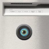 Blue Eye Camera Lens Custom Fridge Magnet (Insitu (Vaatwasser))