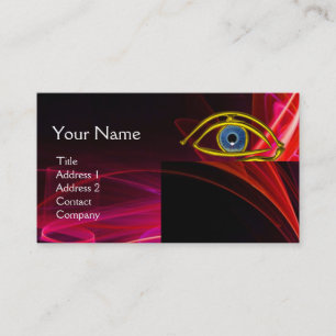 BLUE EYE Doctor, oftalmisch, oculistisch symbool,  Visitekaartje