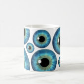 Blue Eye Iris Cool Eyeball Custom Mok (Center)