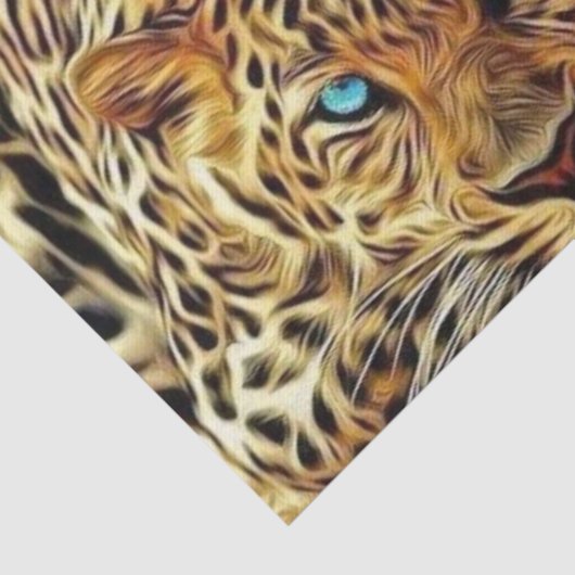 Blue Eye Leopard Tissuepapier (Detail)