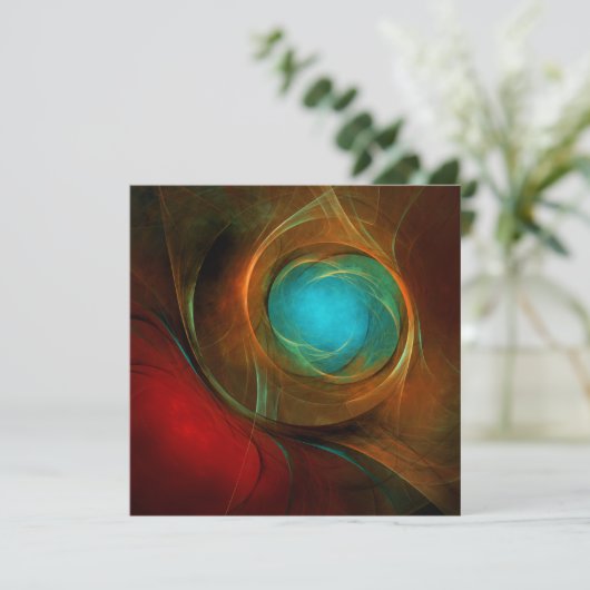 Blue Eye Modern Abstract Fine Art Cool Pattern #16 (Staand voorkant)