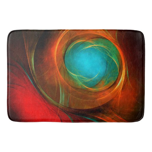 Blue Eye Modern Abstract Fine Art Cool Pattern #16 Badmat (Voorkant)