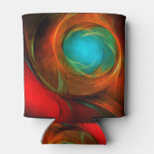 Blue Eye Modern Abstract Fine Art Cool Pattern #16 Blikjeskoeler (Achterkant)