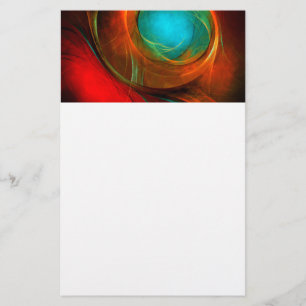 Blue Eye Modern Abstract Fine Art Cool Pattern #16 Briefpapier