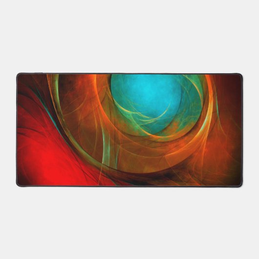 Blue Eye Modern Abstract Fine Art Cool Pattern #16 Bureaumat (Voorkant)