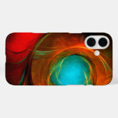 Blue Eye Modern Abstract Fine Art Cool Pattern #16 Case-Mate iPhone Case (Achterkant (horizontaal))