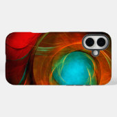 Blue Eye Modern Abstract Fine Art Cool Pattern #16 Case-Mate iPhone Case (Achterkant (horizontaal))