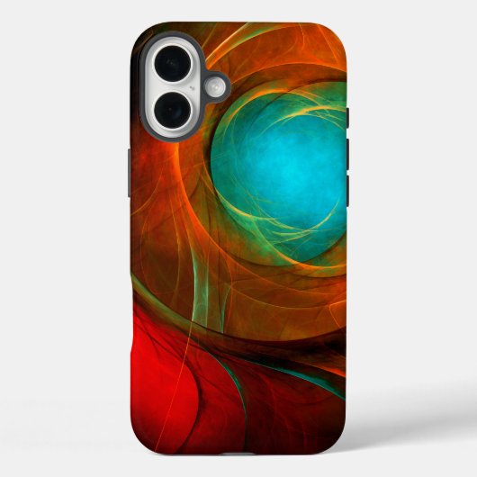 Blue Eye Modern Abstract Fine Art Cool Pattern #16 Case-Mate iPhone Case (Achterkant)