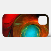 Blue Eye Modern Abstract Fine Art Cool Pattern #16 Case-Mate iPhone Case (Achterkant (horizontaal))