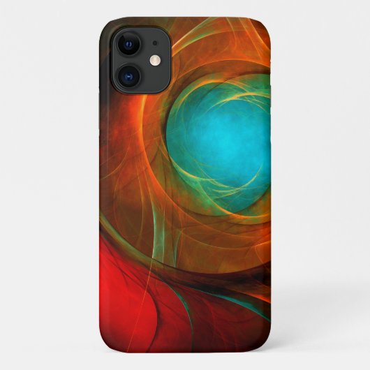 Blue Eye Modern Abstract Fine Art Cool Pattern #16 Case-Mate iPhone Case (Achterkant)