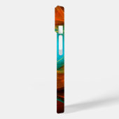 Blue Eye Modern Abstract Fine Art Cool Pattern #16 Case-Mate iPhone Case (Achterkant / Links)