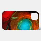 Blue Eye Modern Abstract Fine Art Cool Pattern #16 Case-Mate iPhone Case (Achterkant (horizontaal))