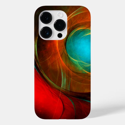 Blue Eye Modern Abstract Fine Art Cool Pattern #16 Case-Mate iPhone Case (Achterkant)