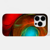 Blue Eye Modern Abstract Fine Art Cool Pattern #16 Case-Mate iPhone Case (Achterkant (horizontaal))
