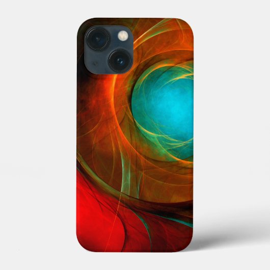 Blue Eye Modern Abstract Fine Art Cool Pattern #16 Case-Mate iPhone Case (Achterkant)