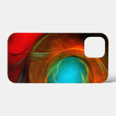 Blue Eye Modern Abstract Fine Art Cool Pattern #16 Case-Mate iPhone Case (Achterkant (horizontaal))